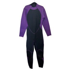 Realon Full Body Wetsuit Women's Size 5XL Black Purple